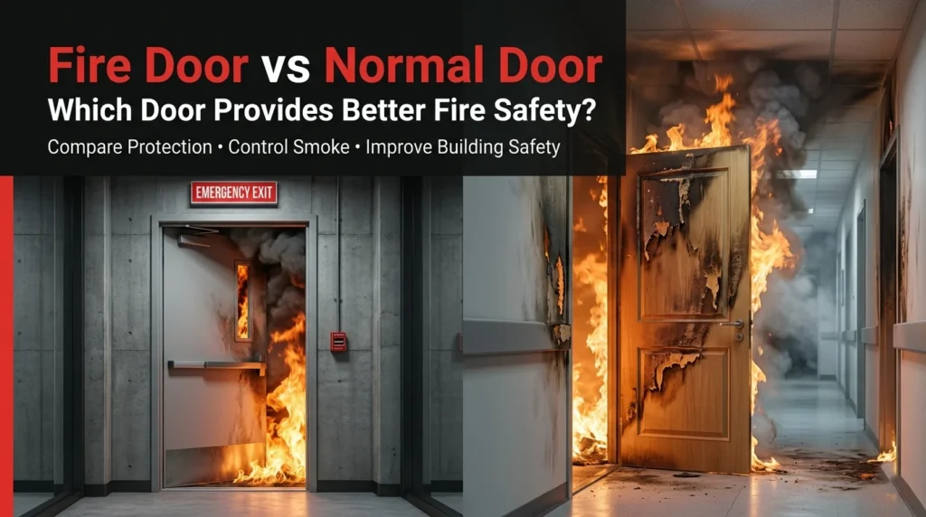 Fire Door vs Normal Door – Which Door Provides Better Fire Safety?