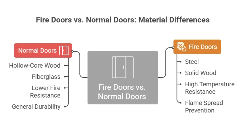 Fire Door vs Normal Door: Material Comparison